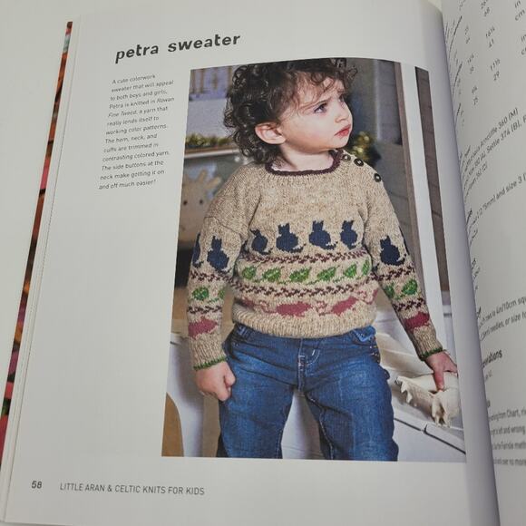 Little Aran & Celtic Knits for Kids Softcover Book - Picture 11 of 16